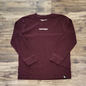 Abercrombie Kids Maroon Long Sleeve Tee